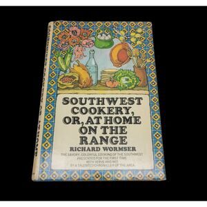 Vintage 1969 Southwest Cookery on the Range Wormser Hardcover DJ